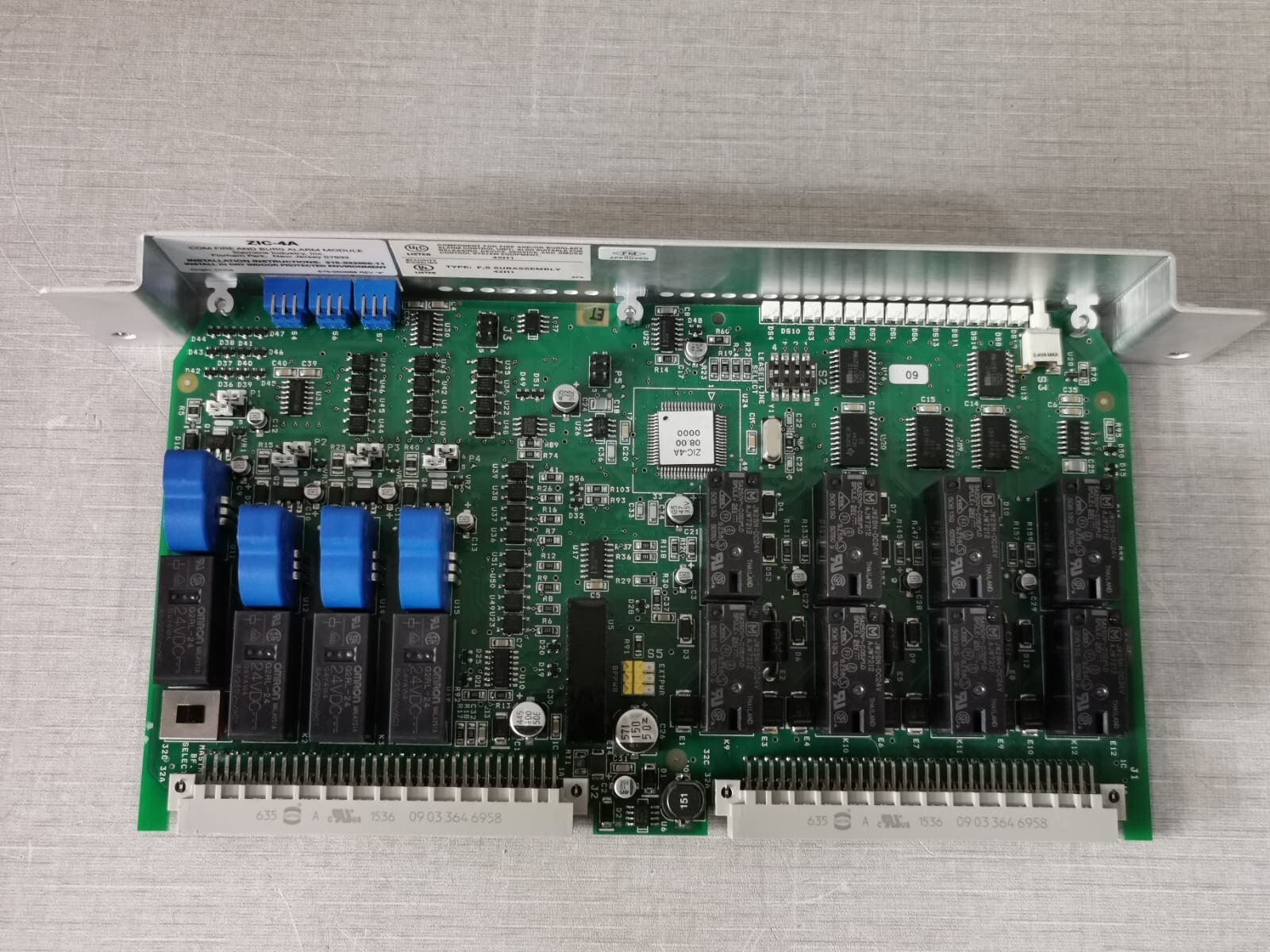 Siemens 575-050568 REV.4 SIEMENS ZIC-4A COM FIRE & BURG ALARM MODULE 575-050568 REV.4 10