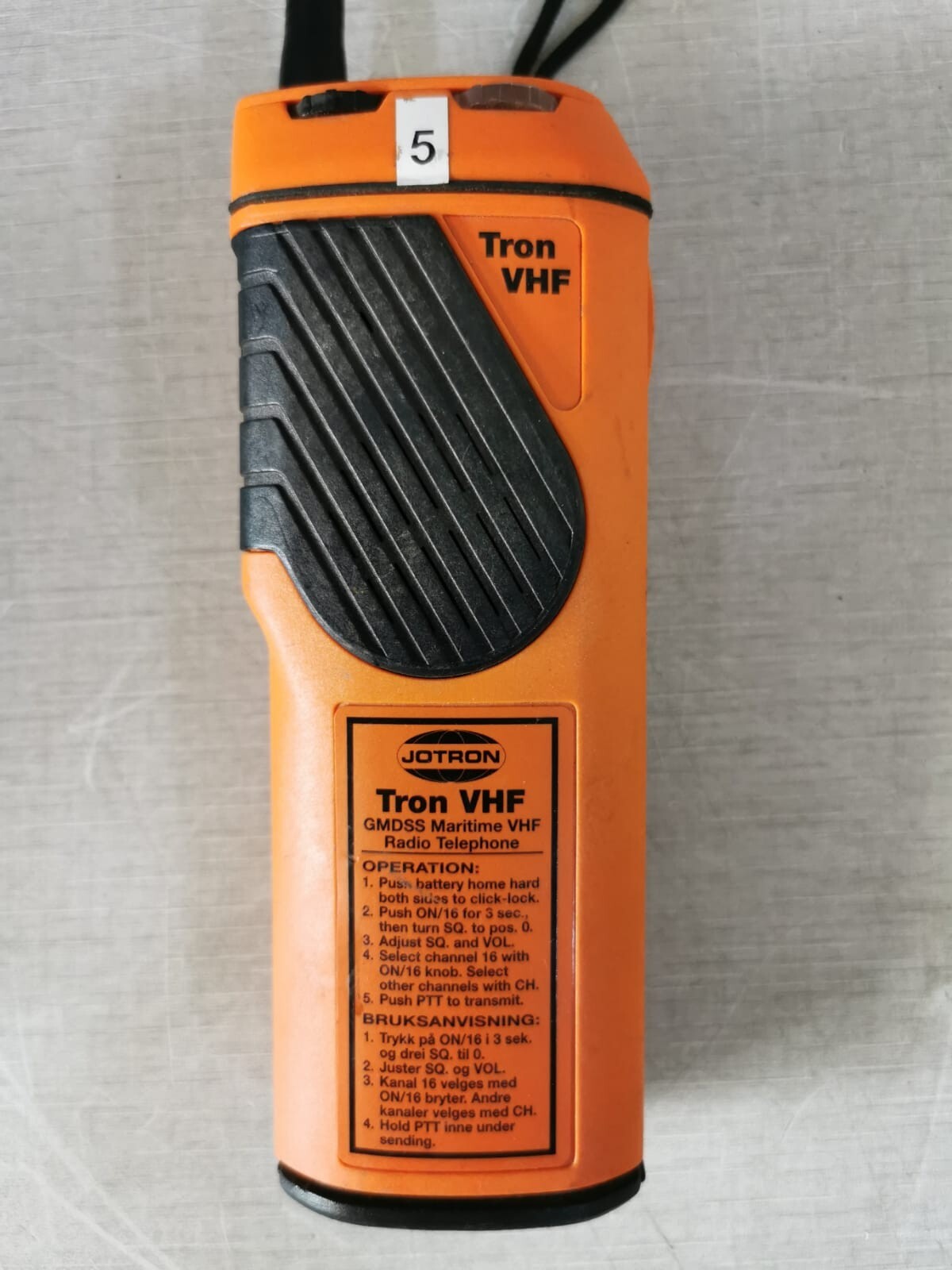 Jotron JOTRON Jotron Tron VHF GMDSS Maritime VHF Radio Phone - Without Charger 2
