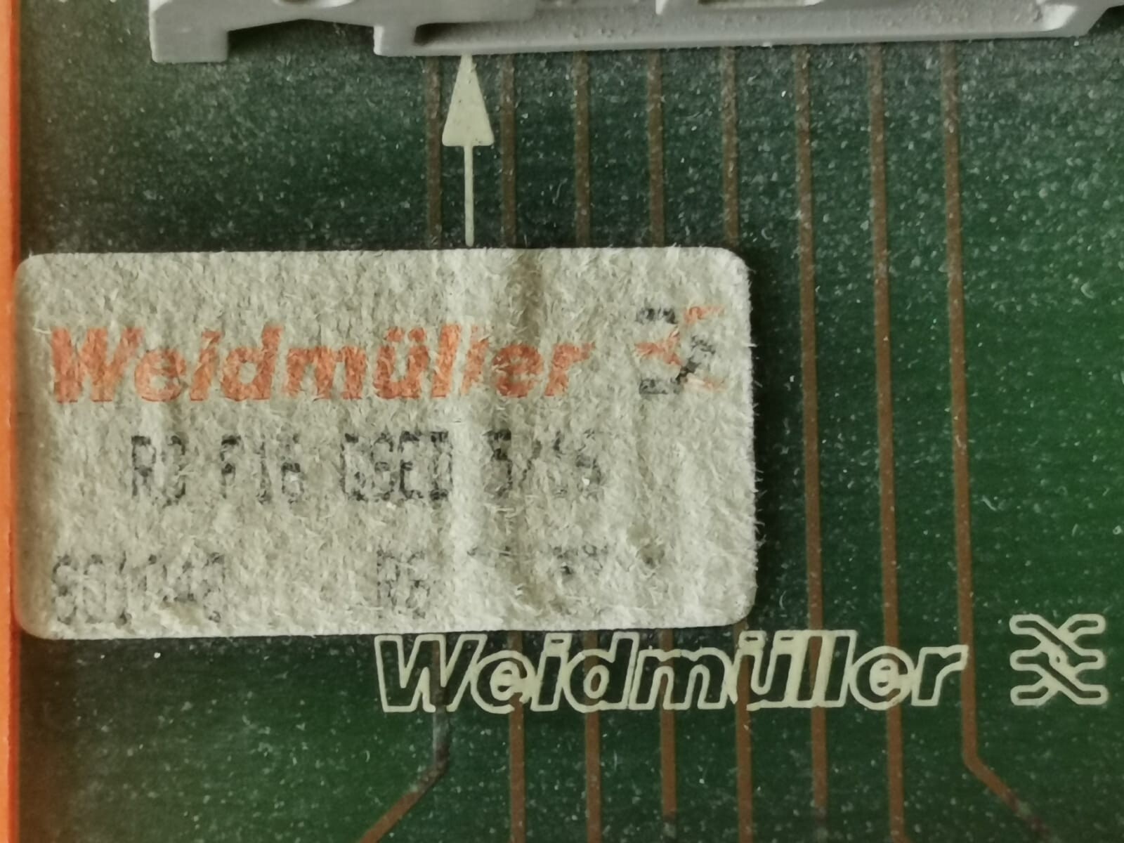 Weidmüller RS F16 GSED 5/16 WEIDMULLER RS F16 GSED 5/16 MODULE 2