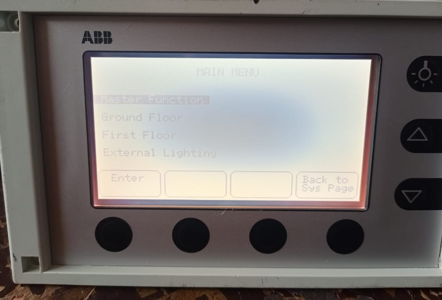 ABB MT701.2,SR ABB MT701.2,SR Control Panel LCD, Silver -BLACK SPOT ON THE SCREEN 2