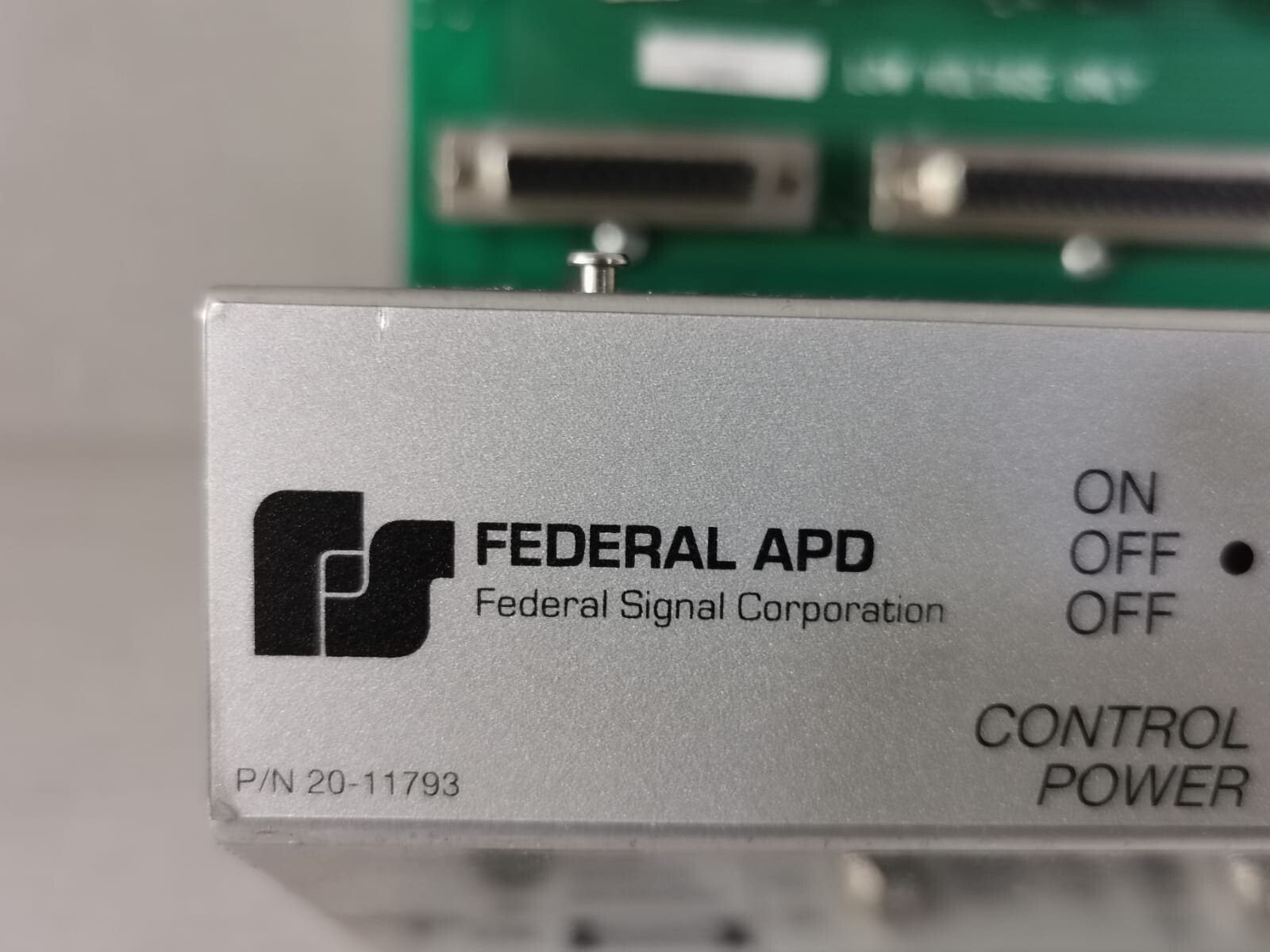 FEDERAL APD 20-11973 / 20-11875 REV.E FEDERAL APD 20-11793 CONTROLLER + 20-11875 REV.E GATE POWER BOARD 3