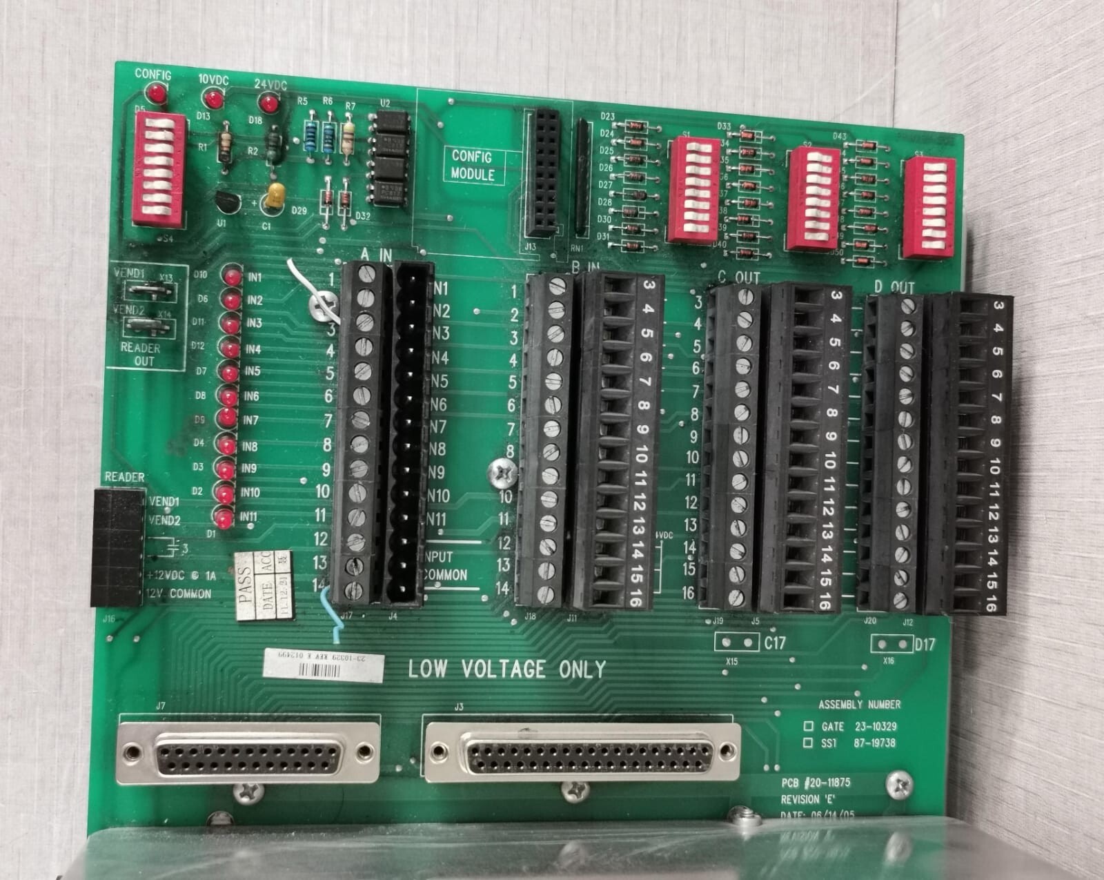 FEDERAL APD 20-11973 / 20-11875 REV.E FEDERAL APD 20-11793 CONTROLLER + 20-11875 REV.E GATE POWER BOARD 4