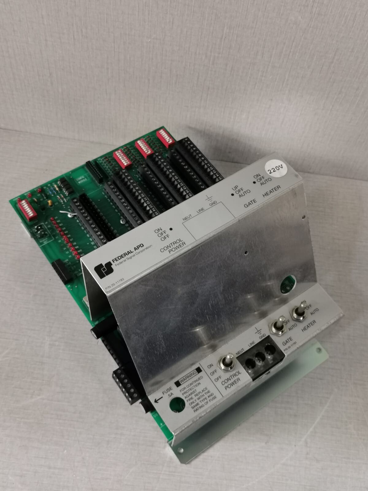 FEDERAL APD 20-11973 / 20-11875 REV.E FEDERAL APD 20-11793 CONTROLLER + 20-11875 REV.E GATE POWER BOARD 7