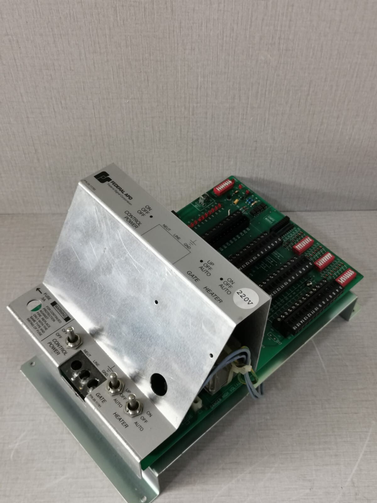 FEDERAL APD 20-11973 / 20-11875 REV.E FEDERAL APD 20-11793 CONTROLLER + 20-11875 REV.E GATE POWER BOARD 8
