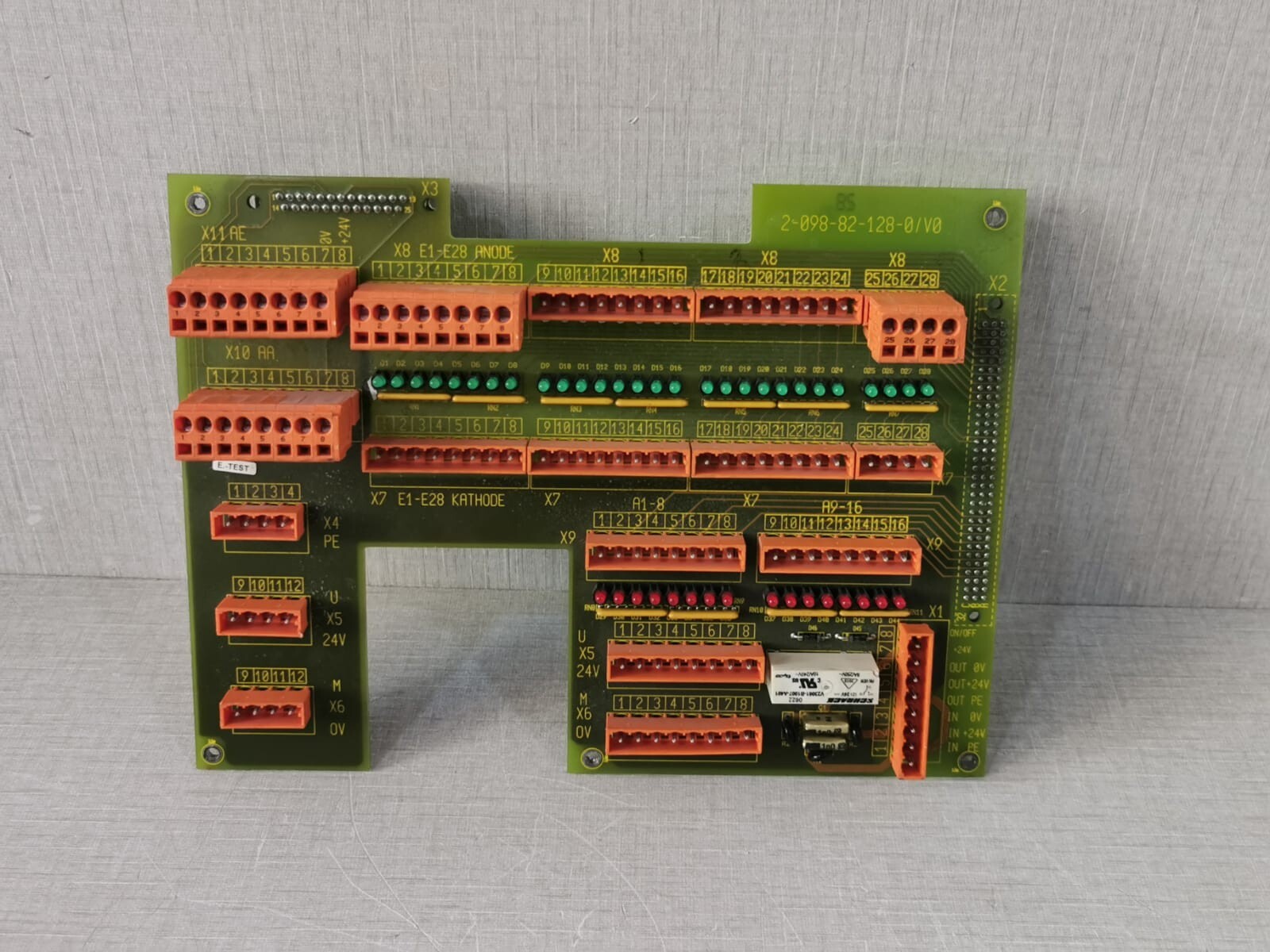 KRONES 2-098-82-128-0/V0 CONNECTOR BOARD 2098821280