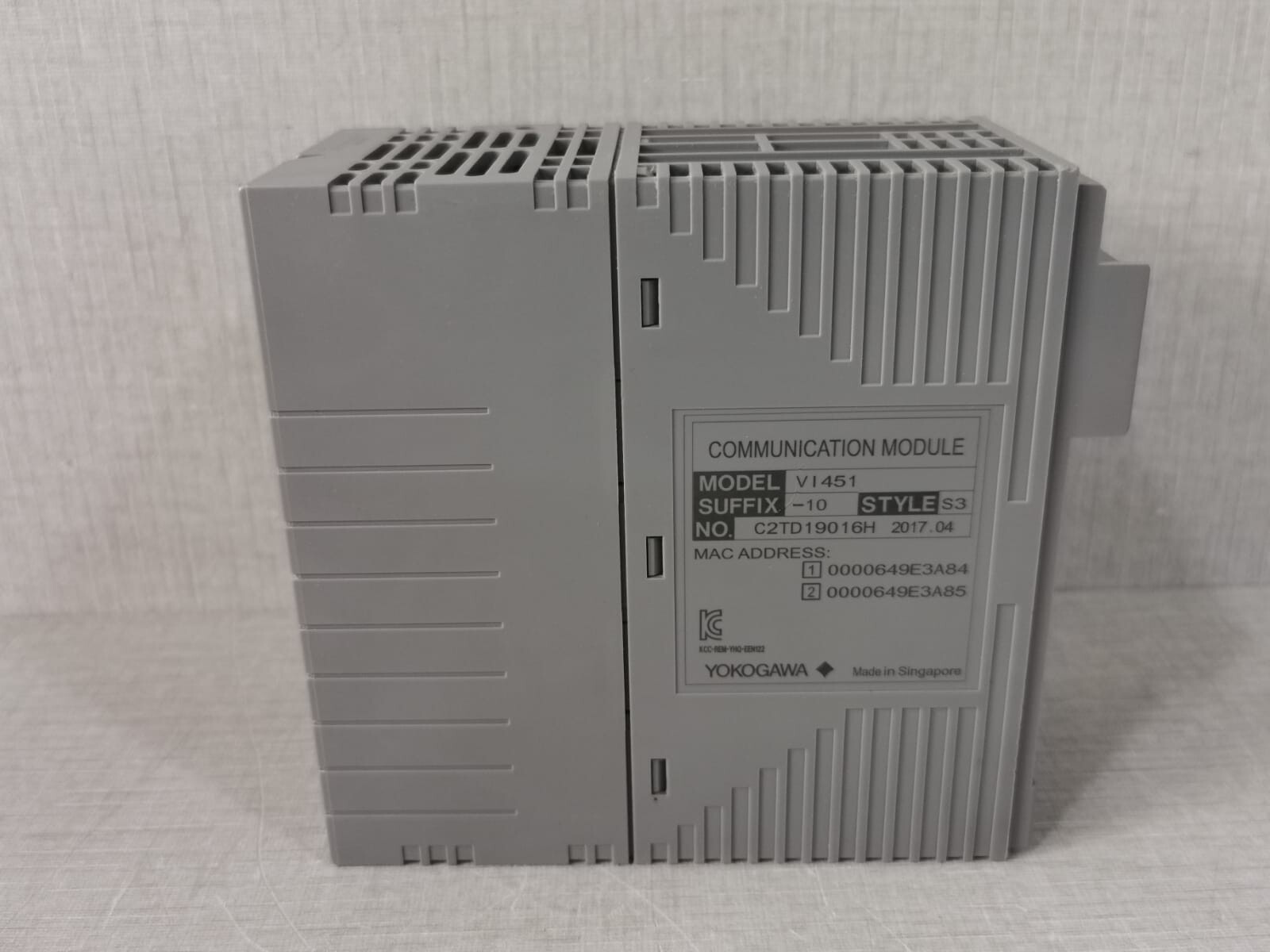 Yokogawa VI451-10 STYLE S3 VI451 YOKOGAWA VI451-10 STYLE S3 COMMUNICATION MODULE 5