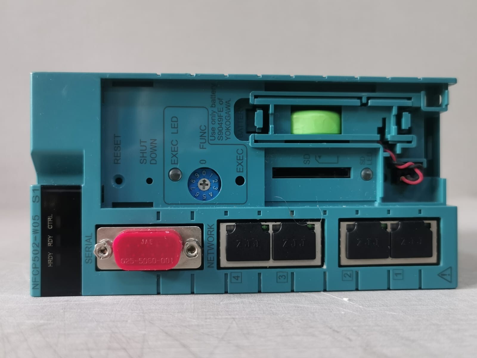 Yokogawa NFCP502-W05 S1 YOKOGAWA NFCP502-W05 S1 CPU MODULE - & Missing Front Cover 7