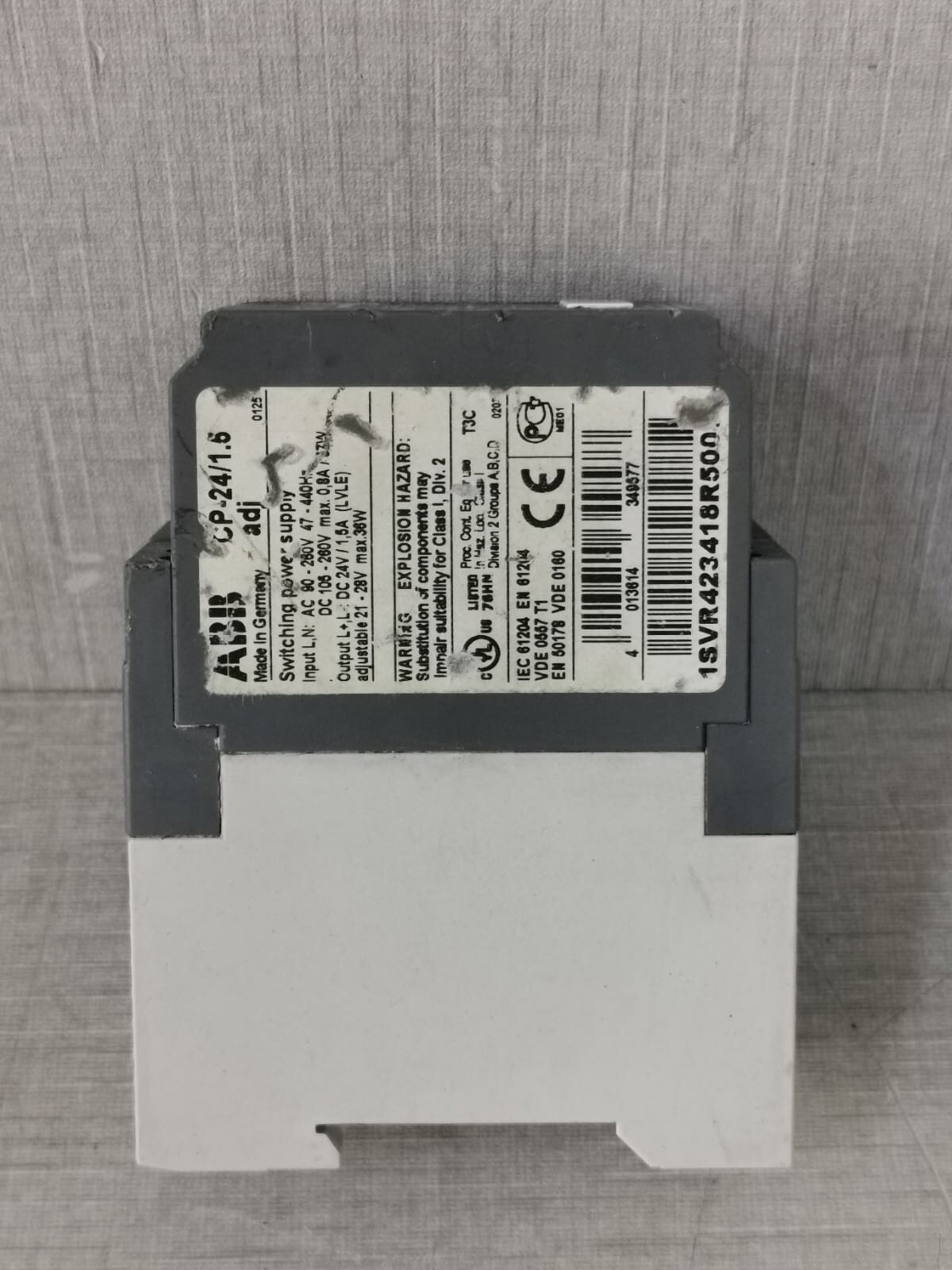ABB CP-24/1.5 ABB CP-24/1.5 ADJ Switching Power Supply 4