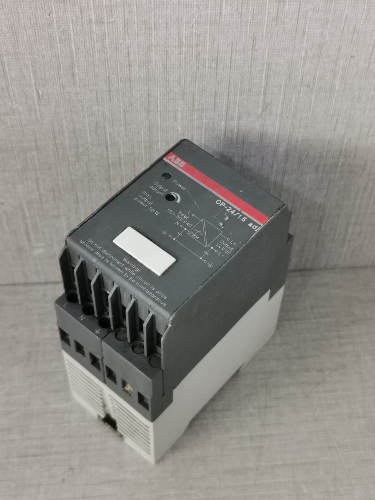 ABB CP-24/1.5 ABB CP-24/1.5 ADJ Switching Power Supply 9