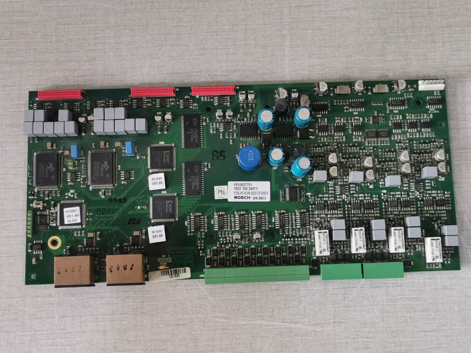 Bosch F01U027751 BOSCH F01U027751 PCBA Network Booster 8x60W Mother Board 3