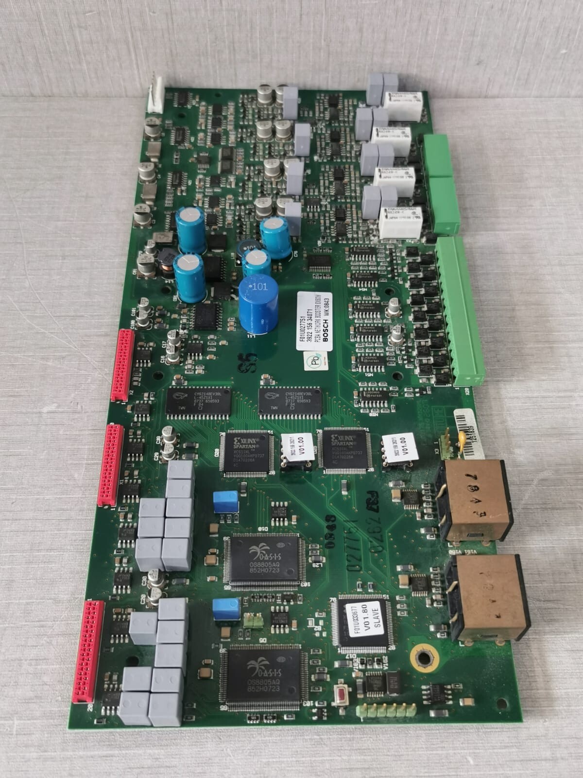 Bosch F01U027751 BOSCH F01U027751 PCBA Network Booster 8x60W Mother Board 7