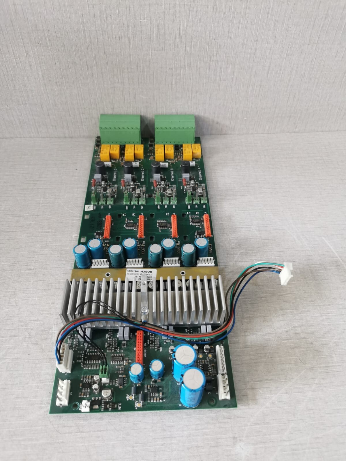 Bosch F01U027763 BOSCH F01U027763 PCBA Amplifier 8x60W Booster Mother Board 8