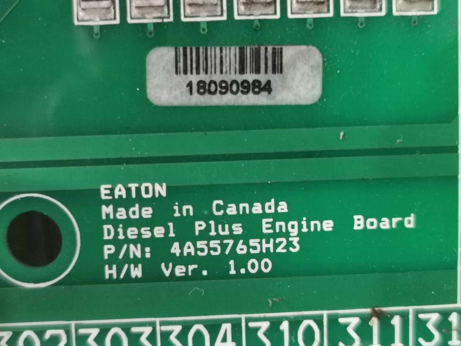 Eaton 4A55765H23 EATON 4A55765H23 VER.1.00 ENGINE BOARD- WITH RUSTY PART 2