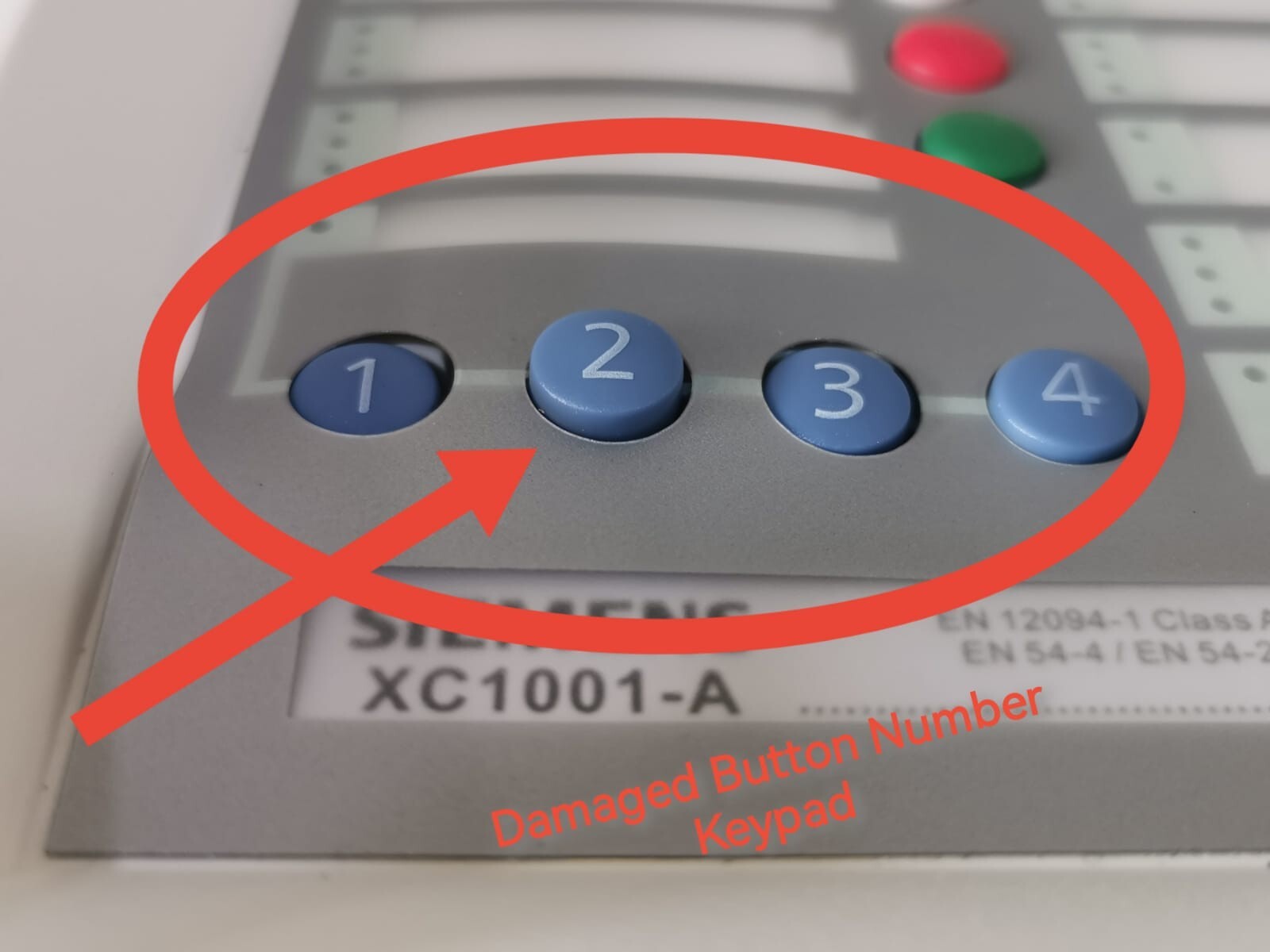 Siemens S54390-C1-A1 SIEMENS XC1001-A Extinguishing Control Panel S54390-C1-A1 10