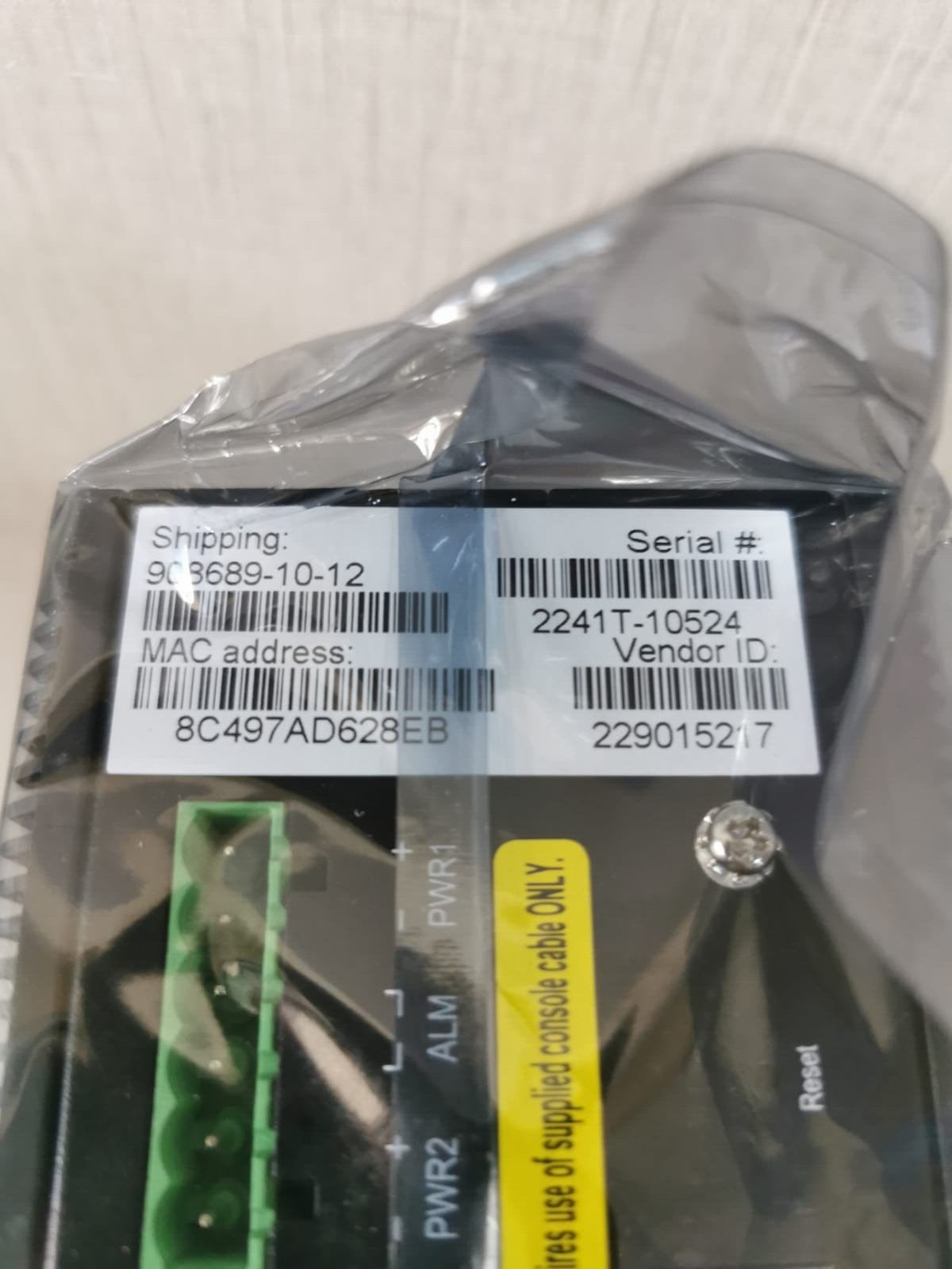 Extreme Networks 16804 EXTREME NETWORKS 16804 ISW 8GbP,SFP ETHERNET SWITCH 46-57VDC,5.76A 6