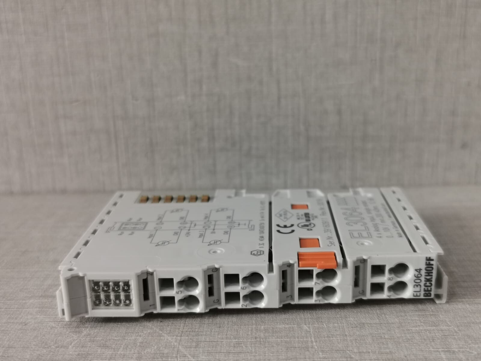 Beckhoff EL3064 BECKHOFF EL3064 4XANALOG INPUT,SINGLE ENDED 3