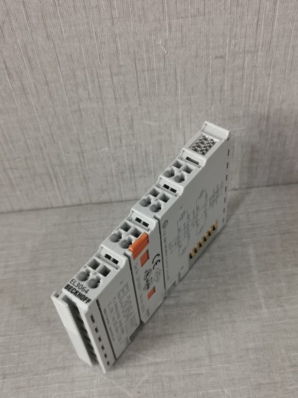 Beckhoff EL3064 BECKHOFF EL3064 4XANALOG INPUT,SINGLE ENDED 5