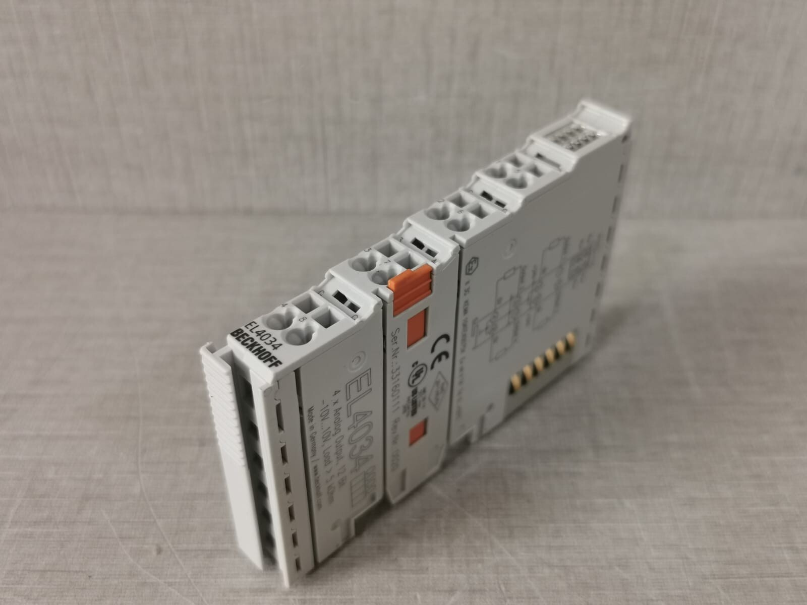 BECKOFF EL4034 BECKOFF EL4034 4XANALOG OUTPUT,12 BIT 3