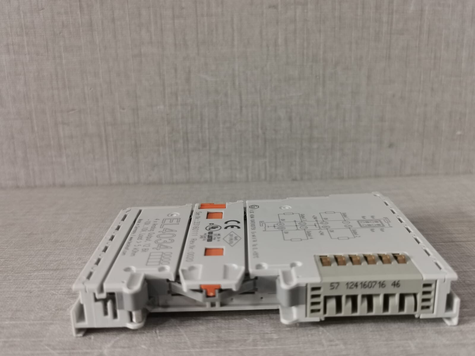 BECKOFF EL4034 BECKOFF EL4034 4XANALOG OUTPUT,12 BIT 5