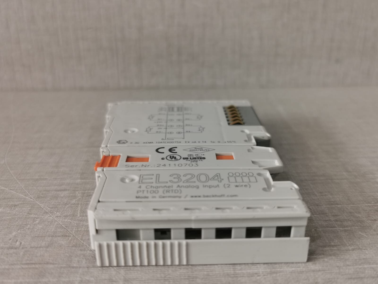 Beckhoff EL3204 BECKHOFF EL3204 4-CHANNEL ANALOG INPUT 6