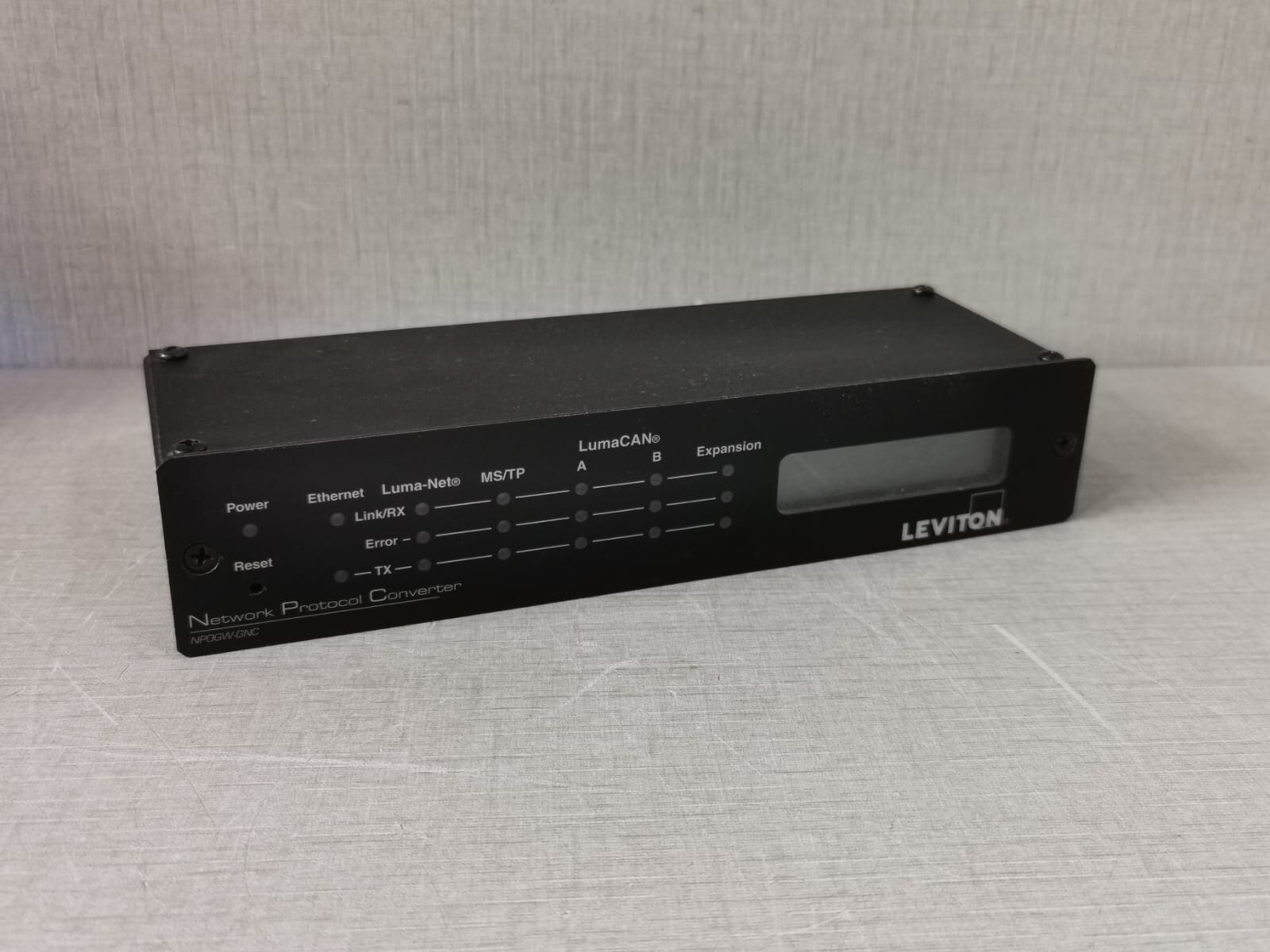 Leviton NPOGW-GNC LEVITON NETWORK PROTOCOL CONVERTER NPOGW-GNC 7