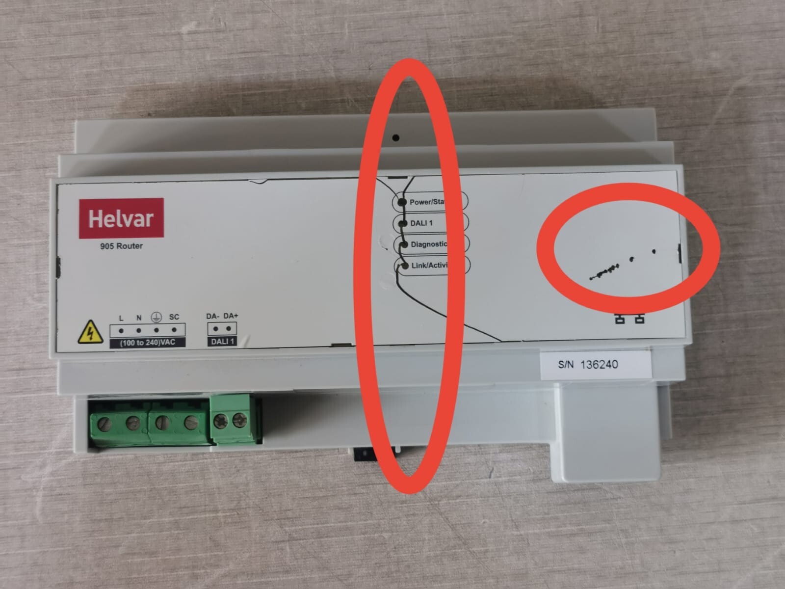 Helvar 905 905 Helvar Digidim Router/Imagine Router-one DALI SUBNET - with Slight Damaged 2