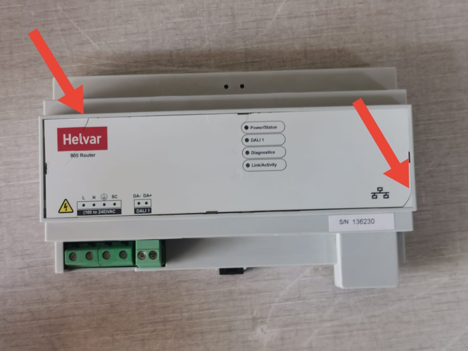 Helvar 905 905 Helvar Digidim Router/Imagine Router-one DALI SUBNET - with Slight Damaged 4