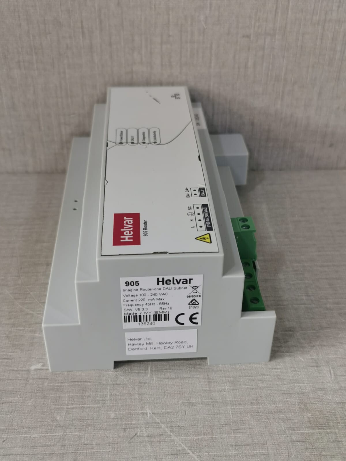 Helvar 905 905 Helvar Digidim Router/Imagine Router-one DALI SUBNET - with Slight Damaged 5