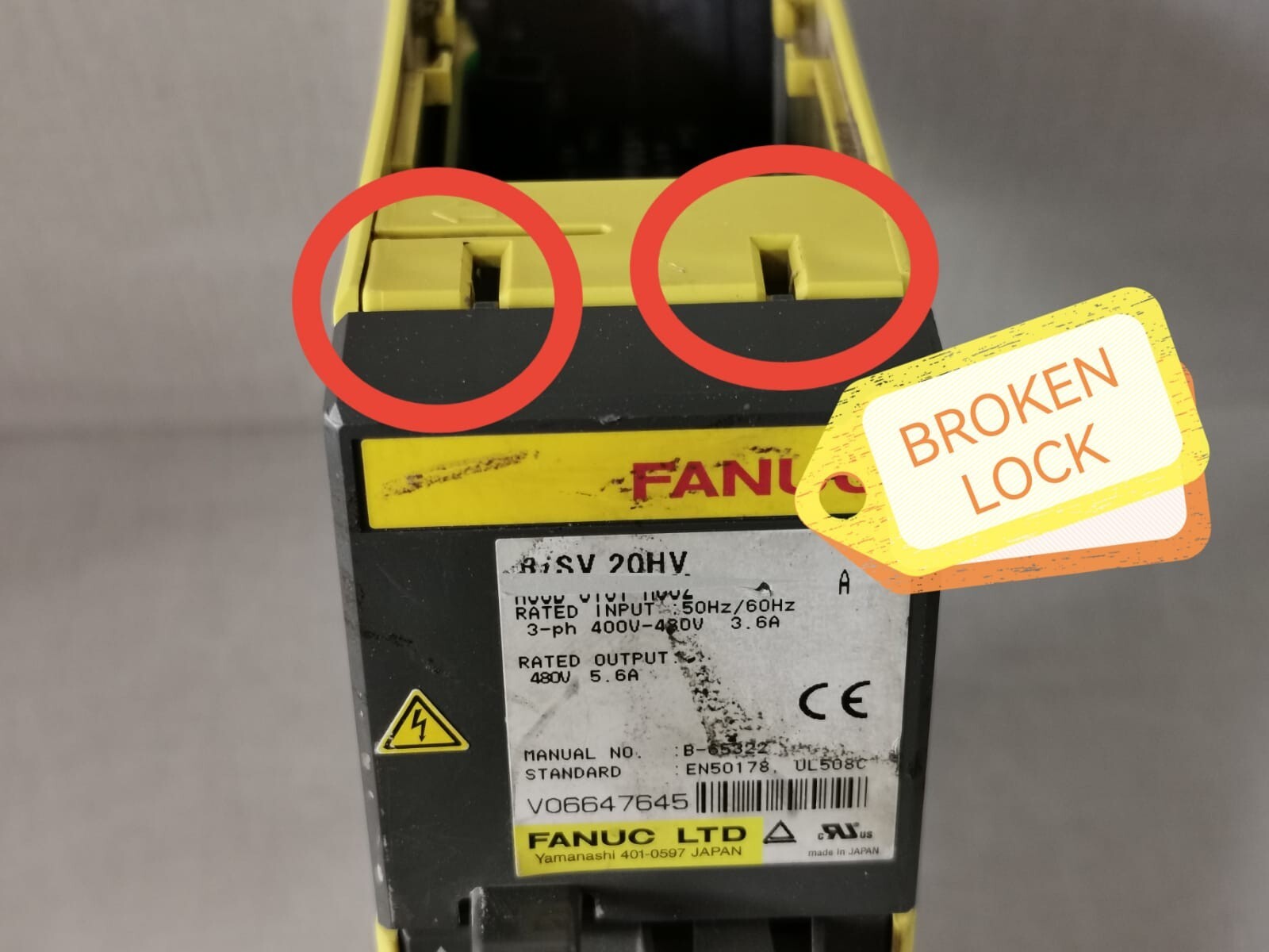 GE FANUC A06B-6131-H002 GE FANUC A06B-6131-H002 A SERVO DRIVE/AMPLIFIER 2