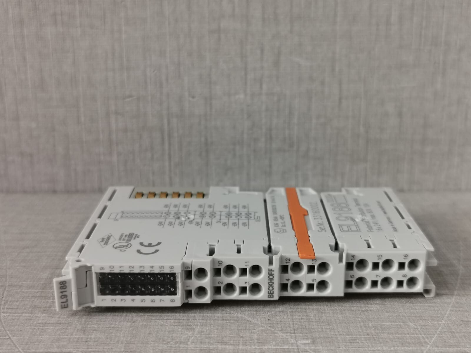 Beckhoff EL9188 BECKHOFF EL9188 POTENTIAL DISTRIBUTION TERMINAL 4