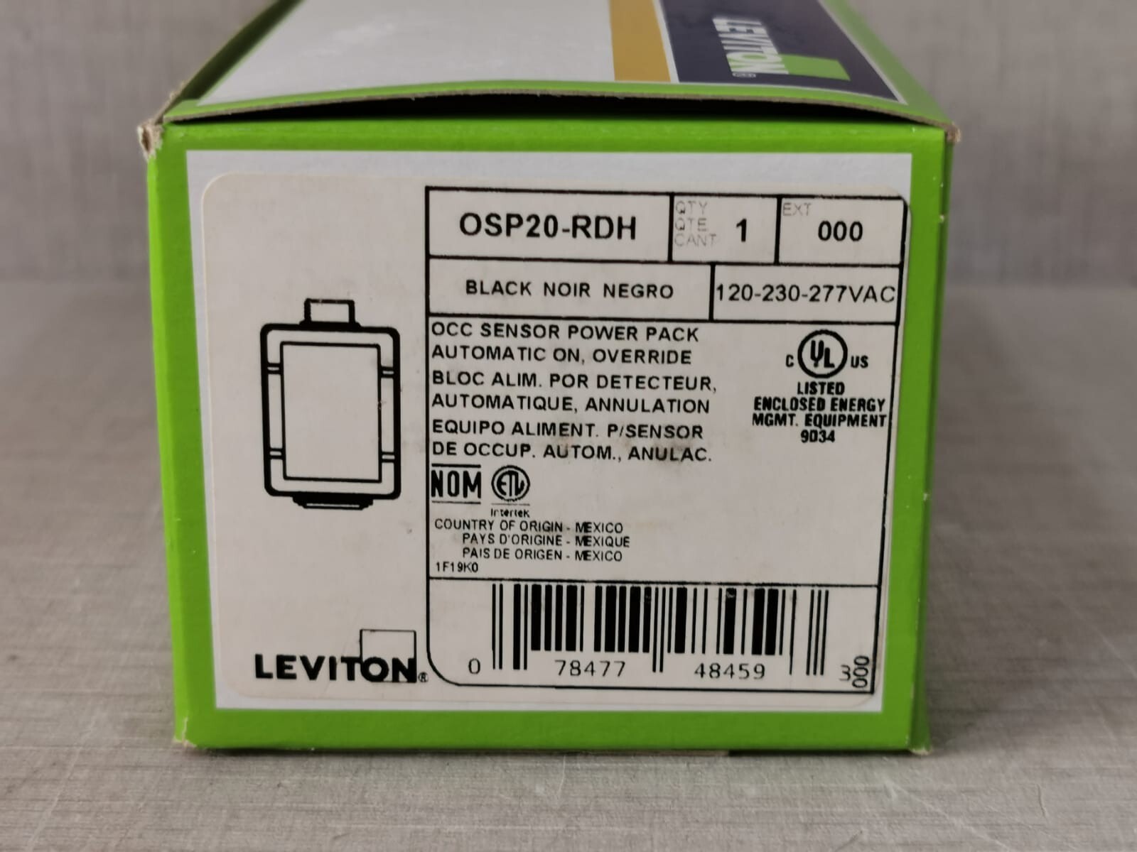 Leviton OSP20-RDH Leviton OSP20-RDH Sensor Power Pack (Black) 9