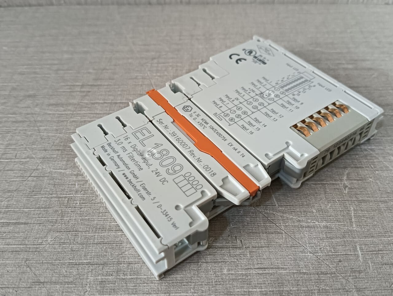 Beckhoff EL1809 BECKHOFF EL1809 16x DIGITAL INPUT 9