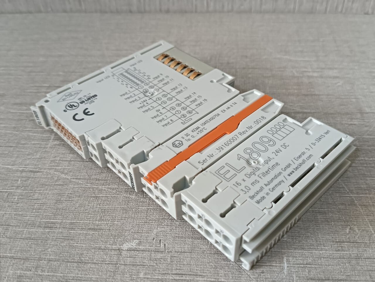 Beckhoff EL1809 BECKHOFF EL1809 16x DIGITAL INPUT 10