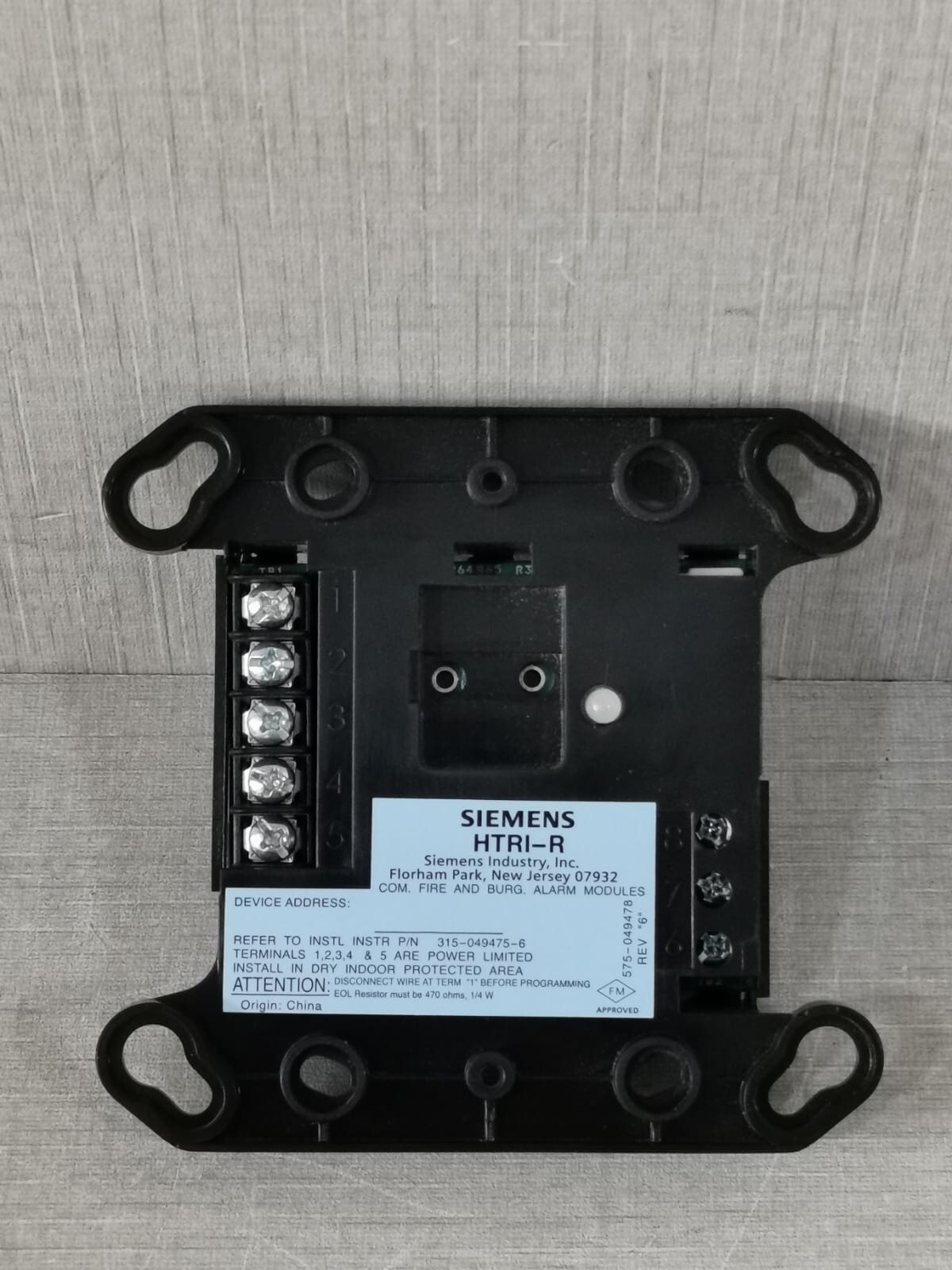 Siemens 500-033300 SIEMENS HTRI-R 500-033300 INTEL INTERFACE MODULE WITH RELAY 2