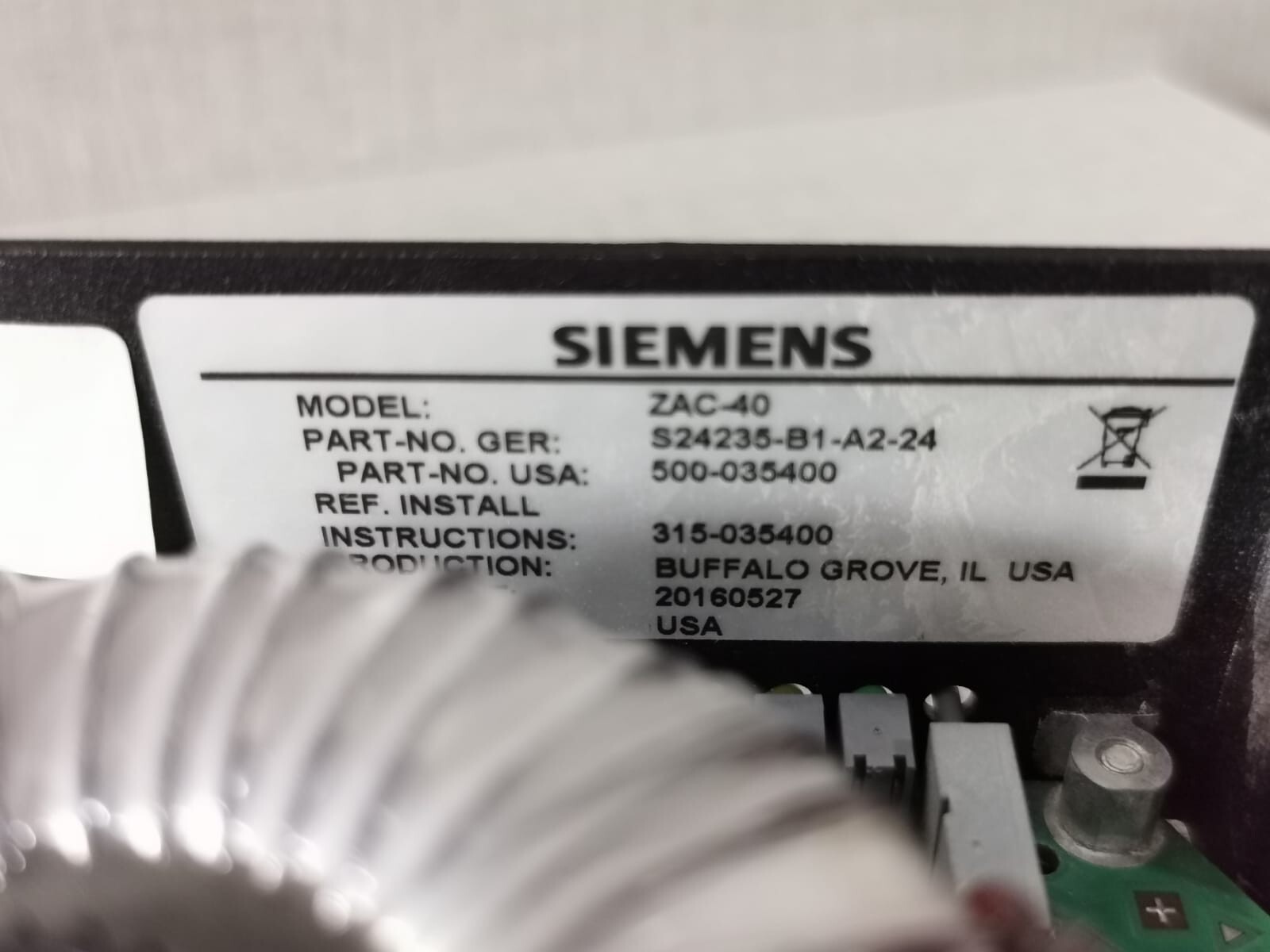 Siemens 500-035400 / S24235-A2-24 SIEMENS ZAC-40 ZONE AMPLIFIER CARD 40W / 500-035400 / S24235-A2-24 8