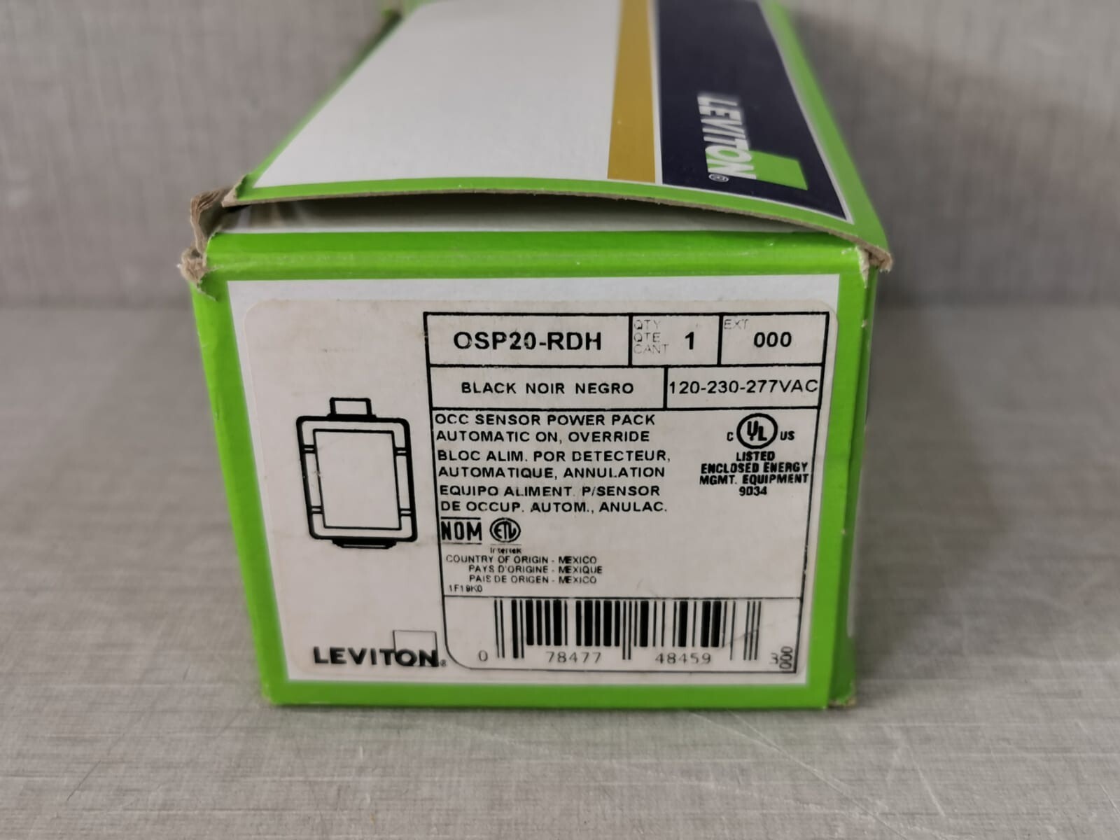 Leviton OSP20-RDH Leviton OSP20-RDH Sensor Power Pack (Black) - INCOMPLETE 9