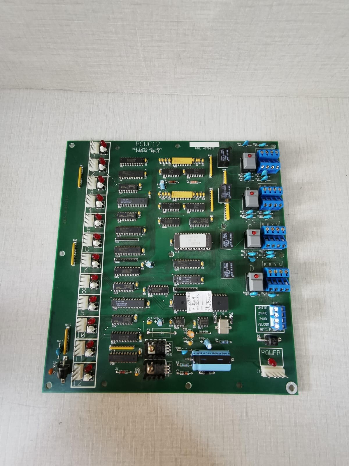GE RINTERXX12SC GE TOTAL LIGHTING CONTROL 12-RELAY CAPACITY SOFTWIRED CONTACTOR RINTERxx12SC 6