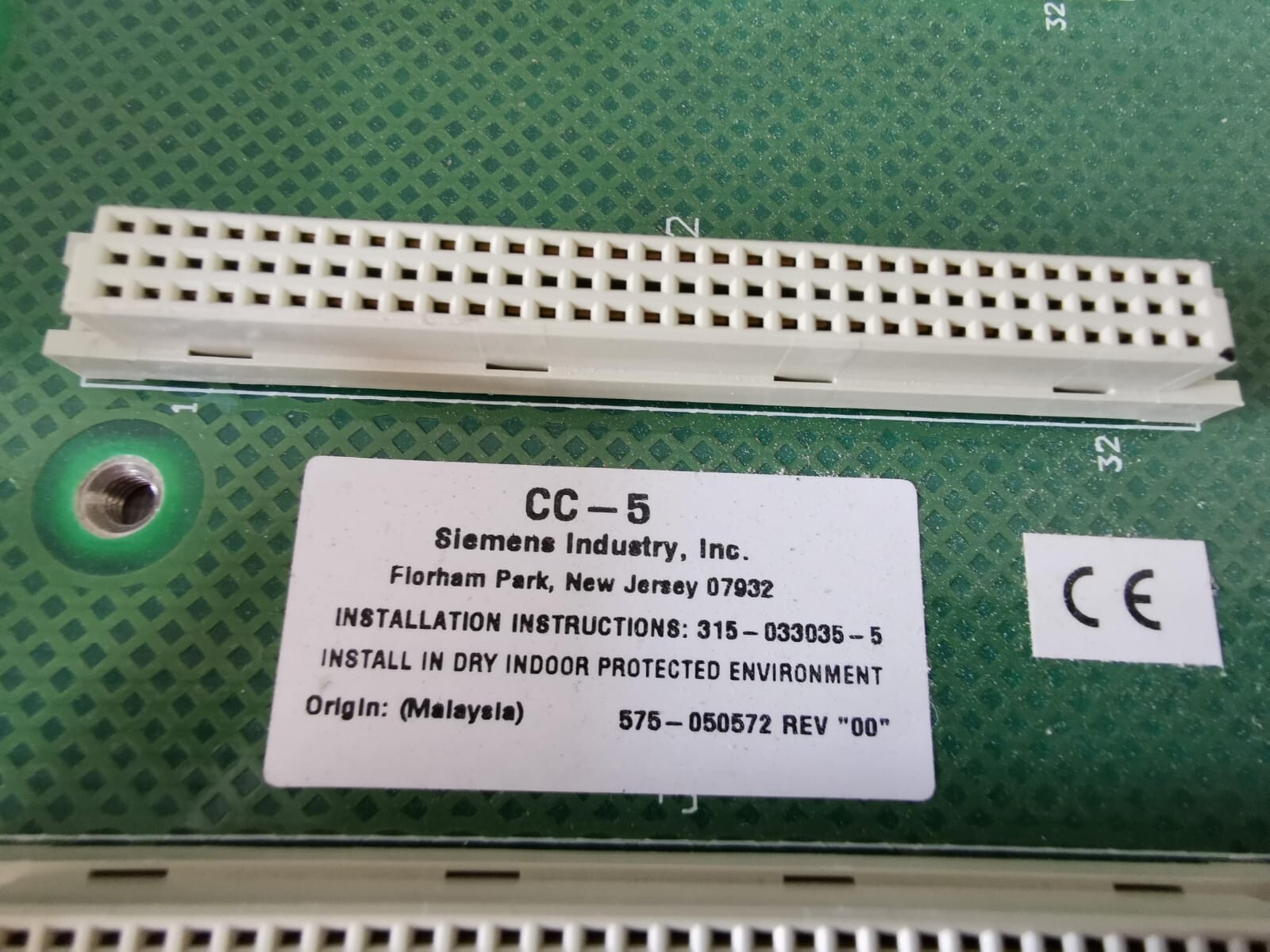 Siemens 580-234874-0 SIEMENS CC-5 580-234874-0 FIRE ALARM CARDCAGE BOARD 5