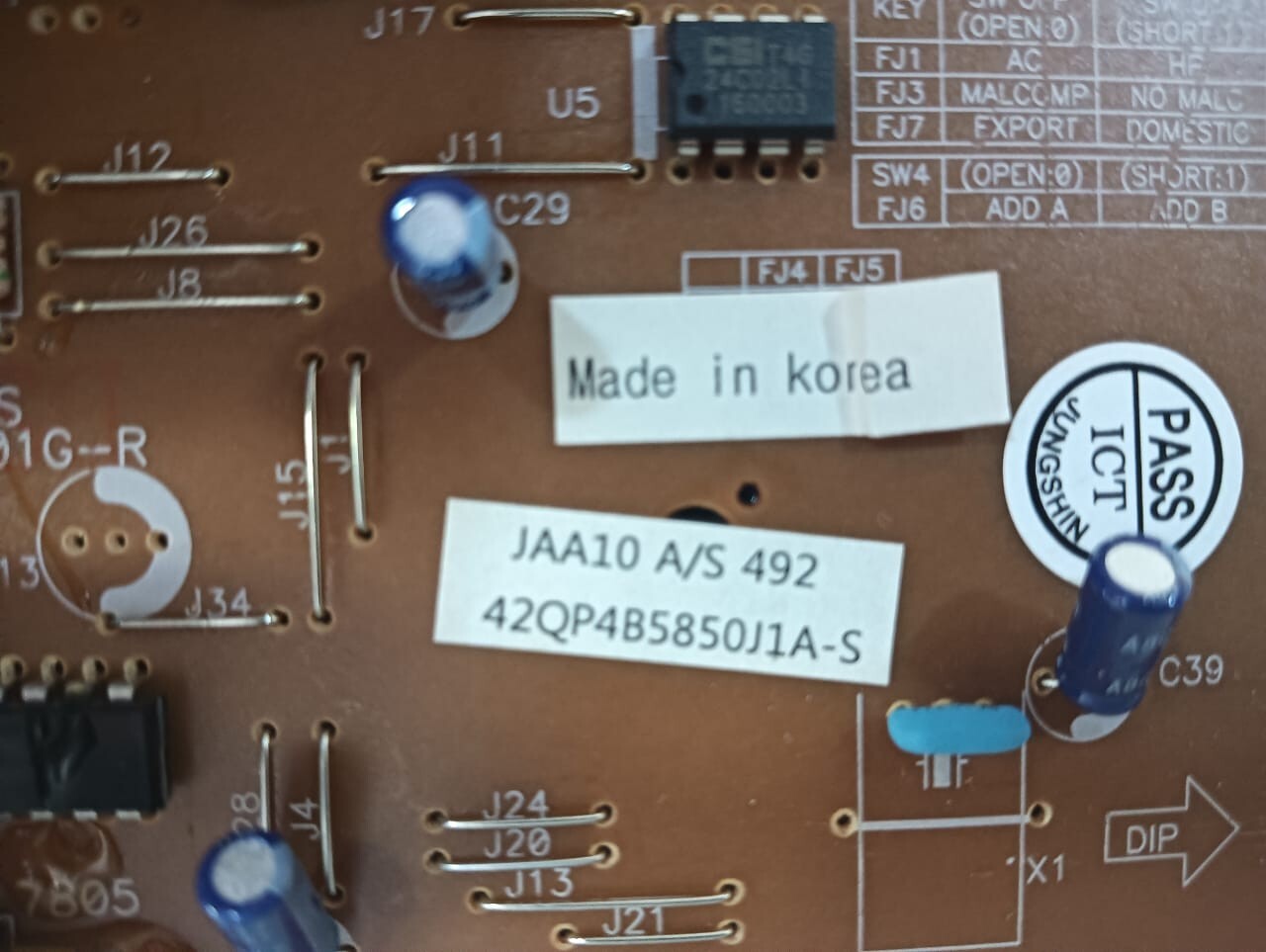 Carrier JAA10 A/S 42QP4B5850J1A-S CARRIER 42QP5A5501G-R P-SERIES BOARD JAA10 A/S 42QP4B5850J1A-S 3