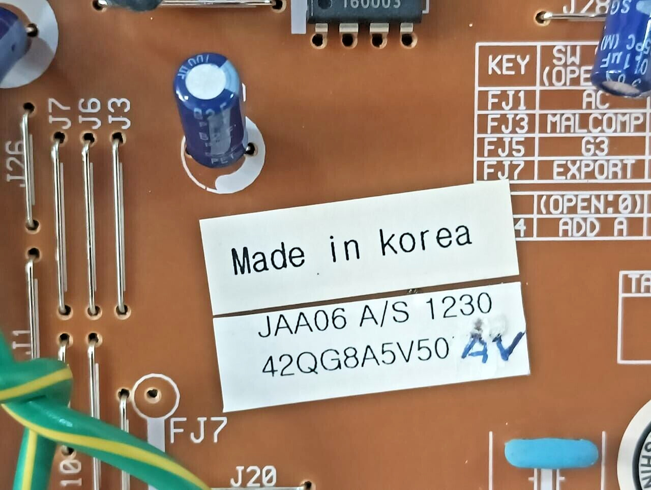 Carrier 42RG8A5501B-R CARRIER 42RG8A5501B-R ELECTRONIC BOARD JAA06 A/S 42QG8A5V50 3