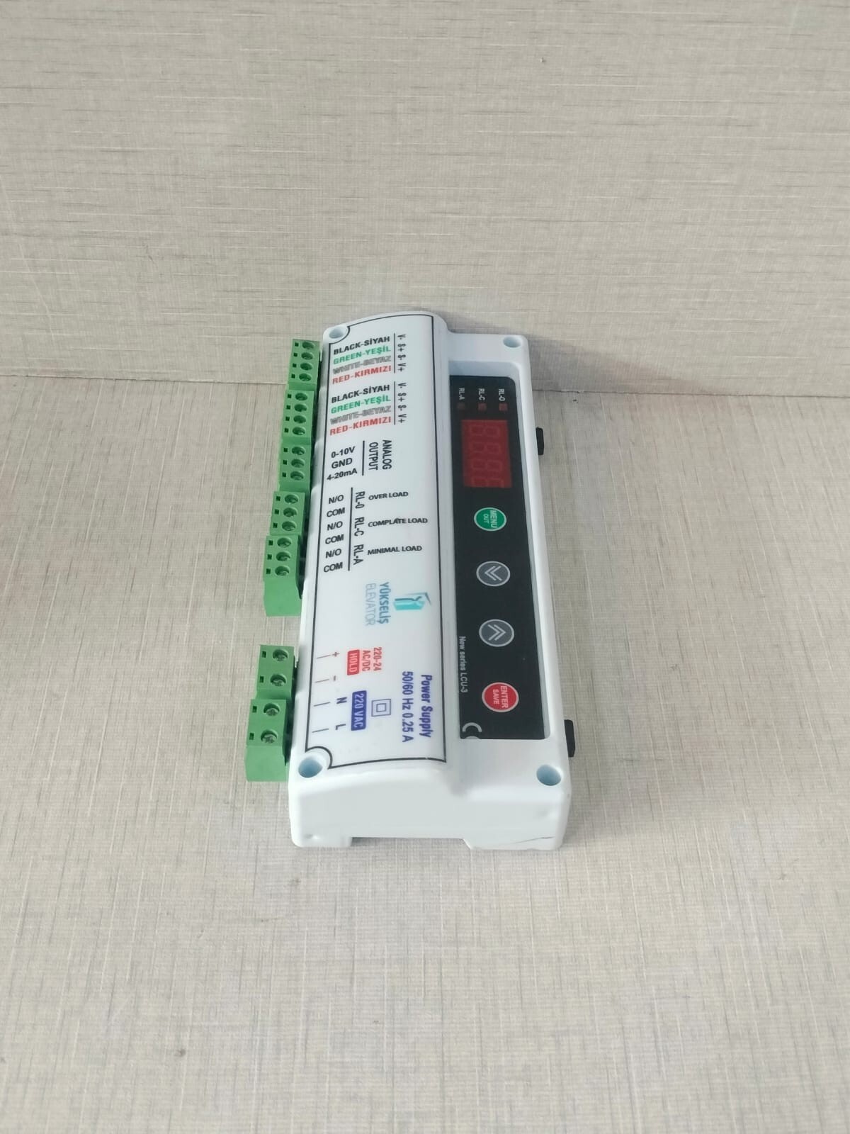 YUKSELIS ELEVATOR DC-50 YUKSELIS ELEVATOR POWER SUPPLY 220-24 AV/DC 50/60 Hz 0.25A WITH FHILTY BOX 5