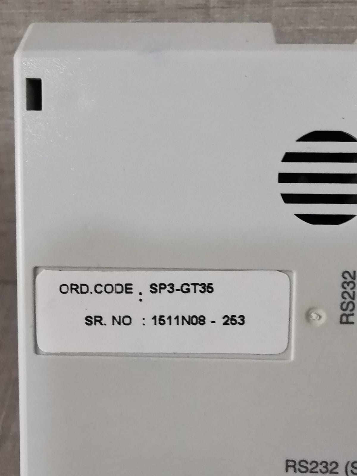 SELEC GT35 SELEC SP3-GT35 GRAPHIC TOUCH HUMAN MACHINE INTERFACE 9