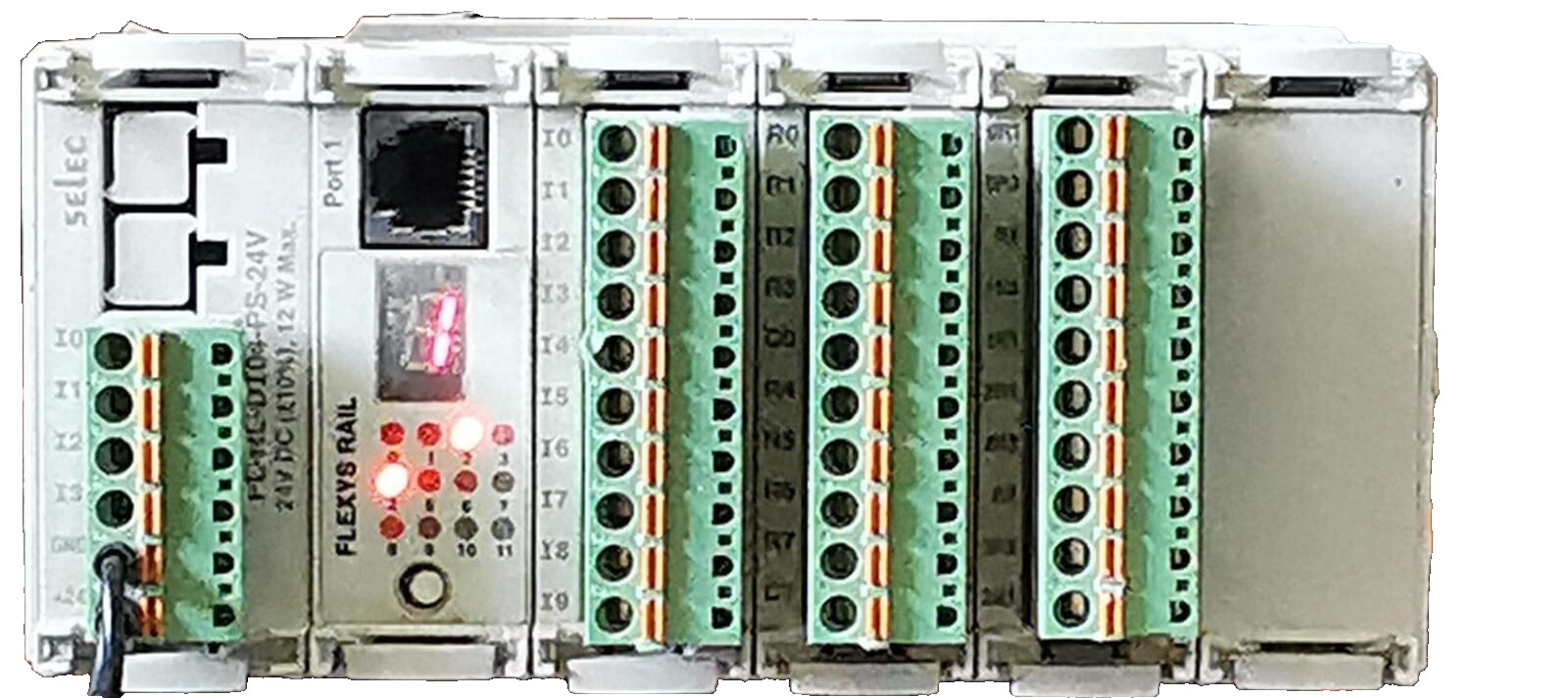 SELEC DI04-PS SELEC FLEXYS RAIL FL-RL-BS-6 / FL-RL-DI04-PS 24V 2