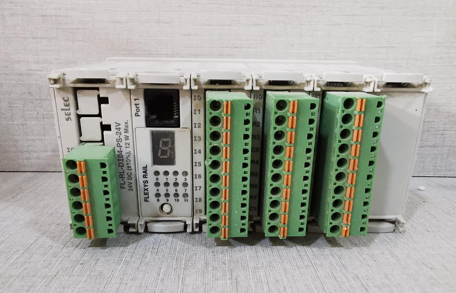SELEC DI04-PS SELEC FLEXYS RAIL FL-RL-BS-6 / FL-RL-DI04-PS 24V 3
