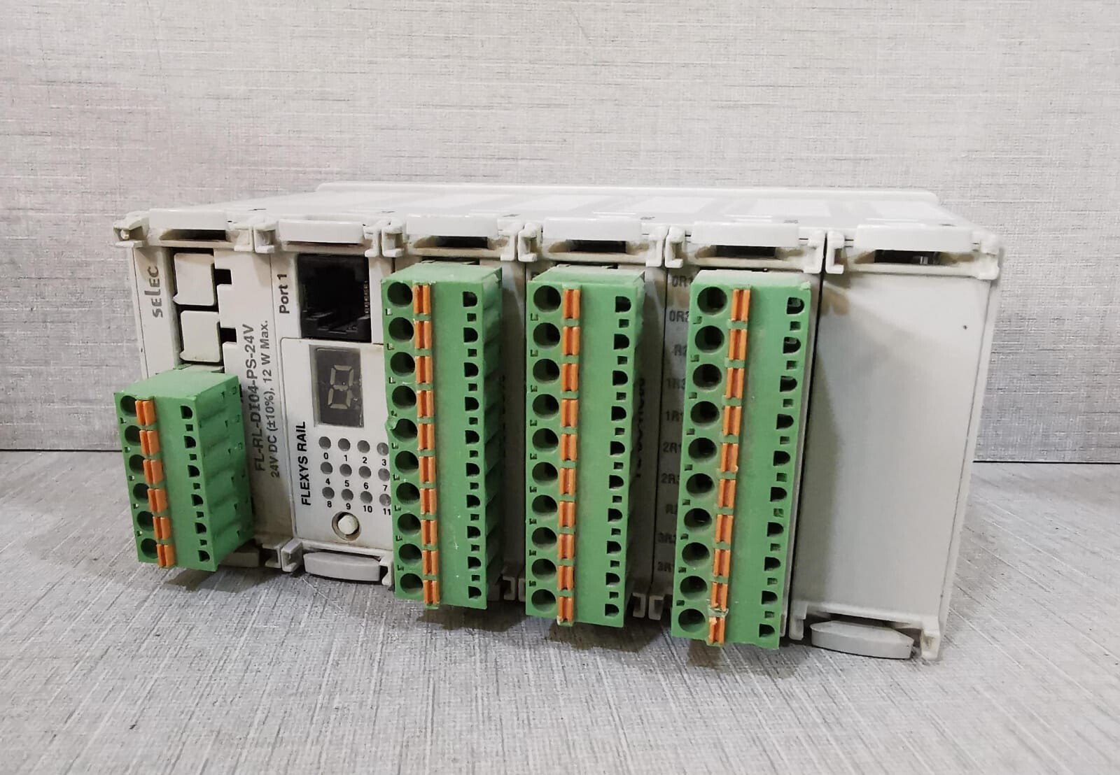 SELEC DI04-PS SELEC FLEXYS RAIL FL-RL-BS-6 / FL-RL-DI04-PS 24V 4