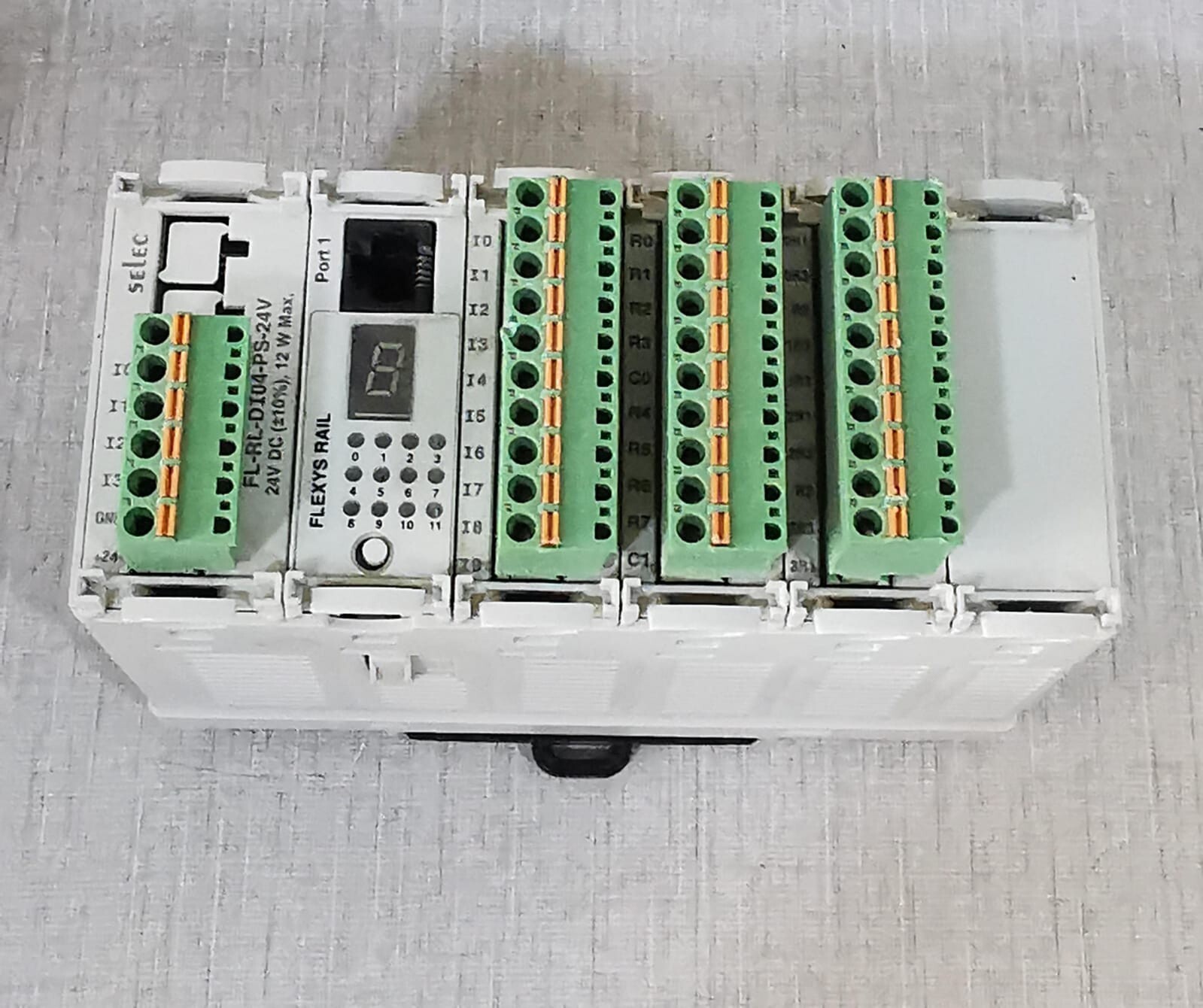 SELEC DI04-PS SELEC FLEXYS RAIL FL-RL-BS-6 / FL-RL-DI04-PS 24V 6