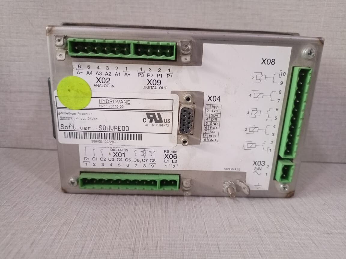 UNKNOWN NO-73110 Hydrovane Hvnr Model type Aircon L1 Ver. SQHVAE00 Part No 73110-00 4