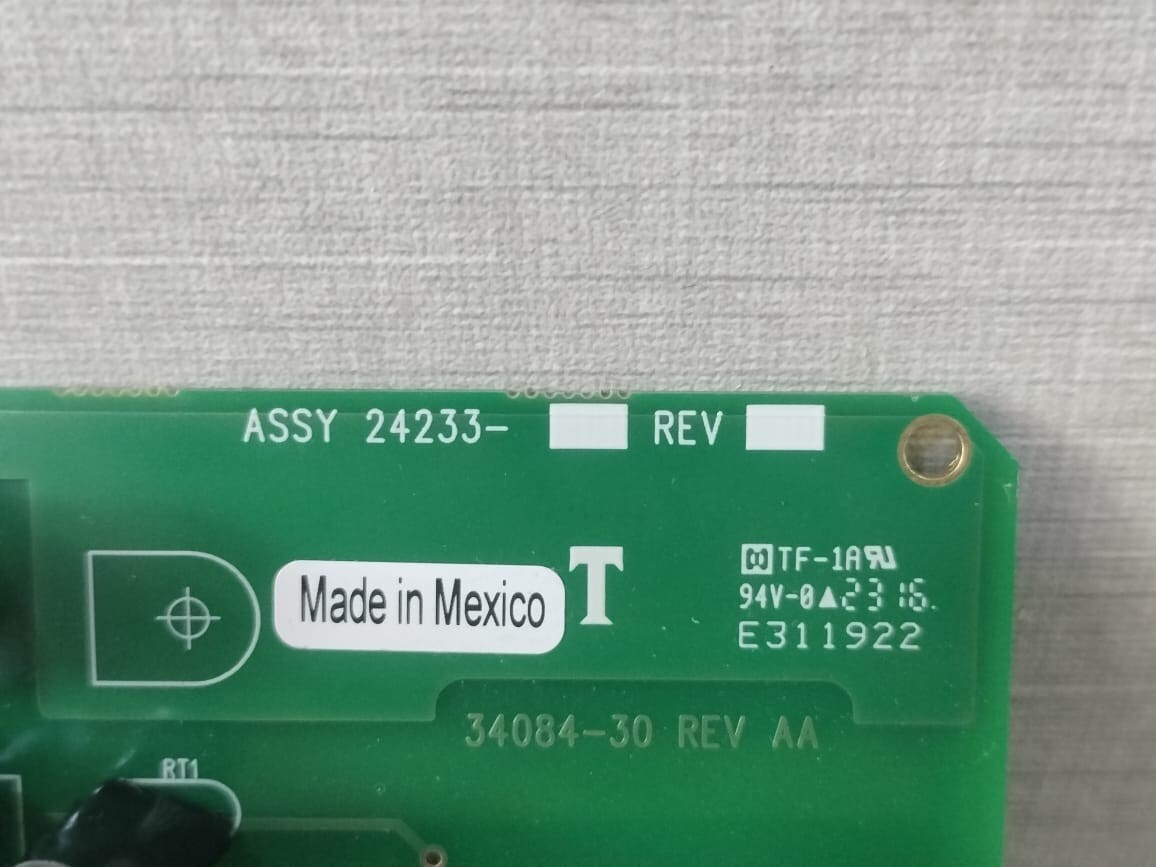 Emerson ASSY-24233 EMERSON ROSEMOUNT ANALYTICAL ASSY 24233/ 34084-30 REV AA POWER SUPPLY BOARD 3
