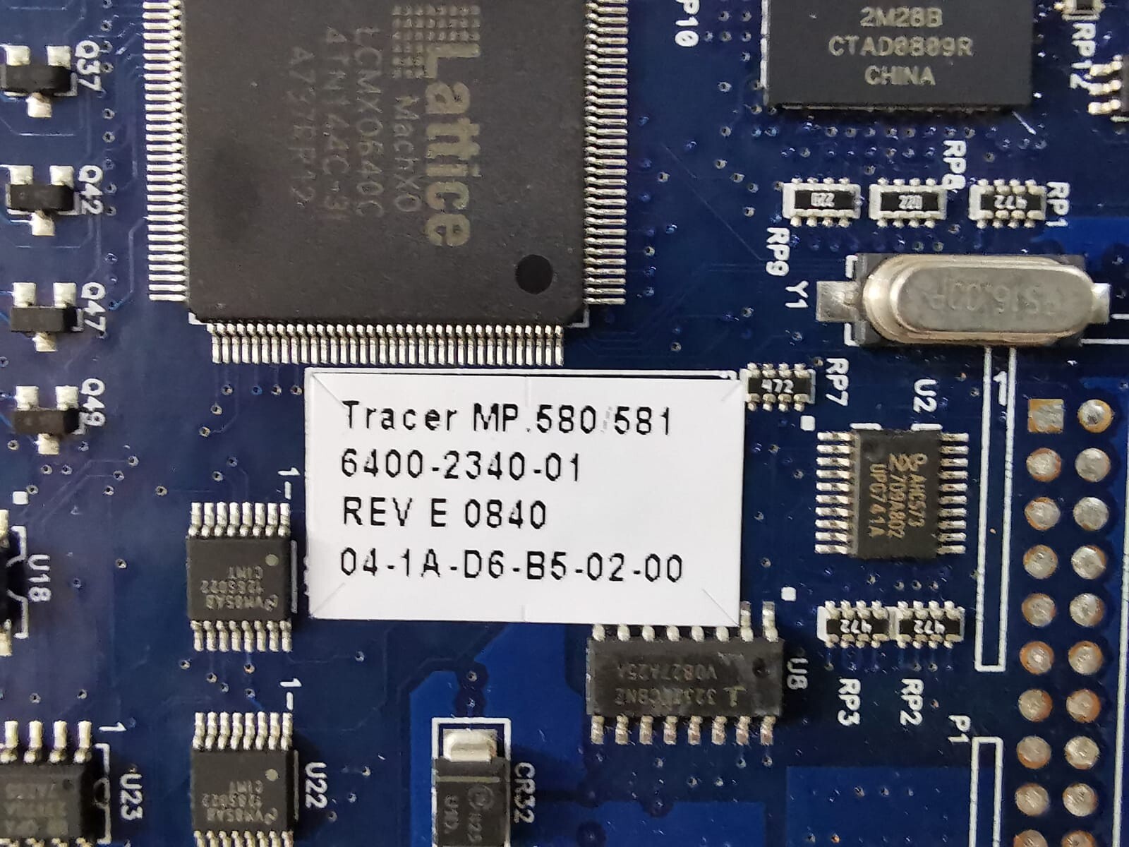 Trane MP-580 TRANE TRACER MP 580/581 6400-2340-01 REV E CIRCUIT BOARD 3