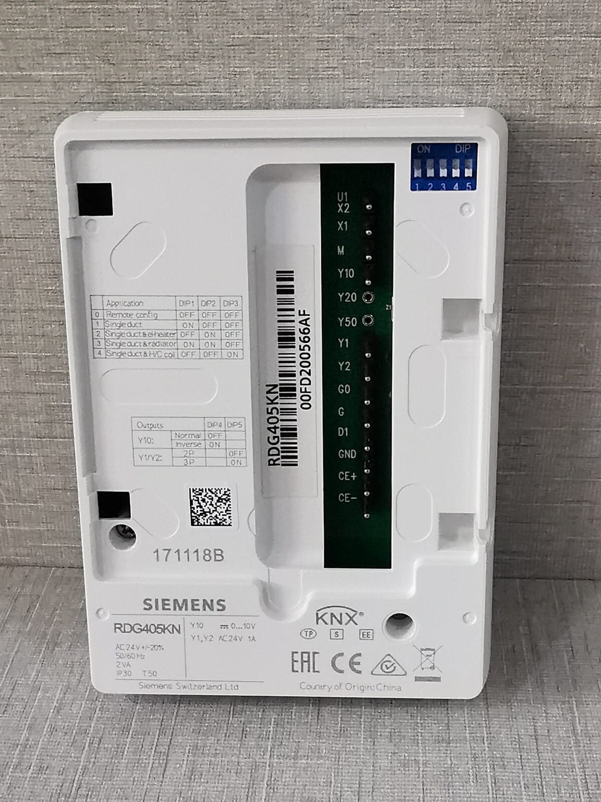 Siemens RDG405KN Siemens RDG405KN Room Thermostat 10
